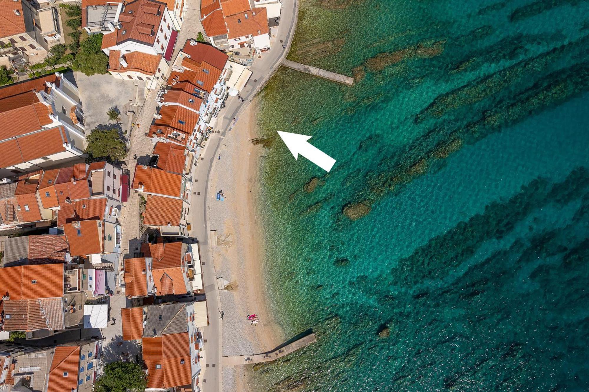 Apartment Nora By The Beach Baška Exterior foto